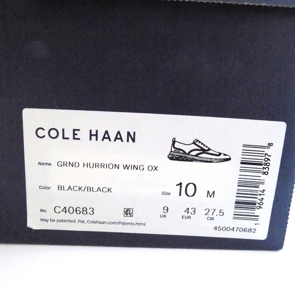 Cole Haan Men's Grand Hurrion Wingtip Men's- Size 10 - Picture 10 of 11